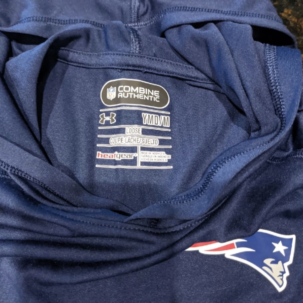 Kids NFL Patriots Lightweight Hoodie - Picture 2 of 3